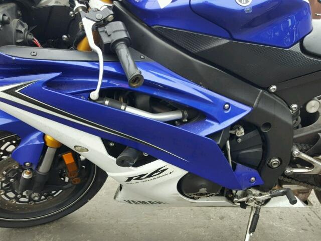 JYARJ16Y1AA004489 - 2010 YAMAHA YZFR6 C BLUE photo 9