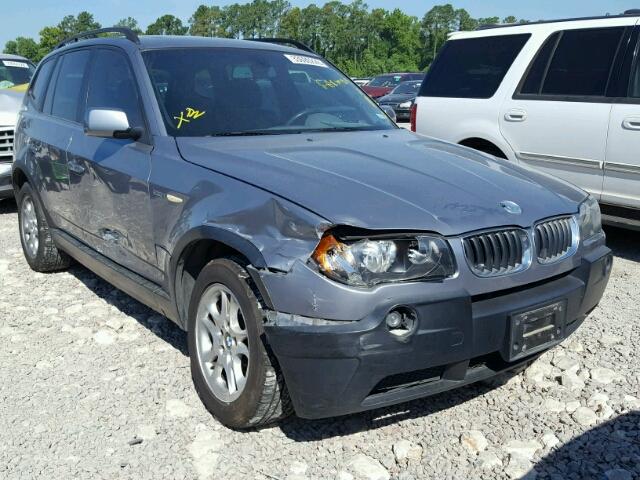 WBXPA73404WB29528 - 2004 BMW X3 2.5I GRAY photo 1