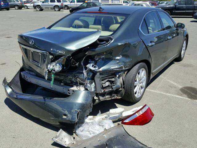 JTHBL46F685072594 - 2008 LEXUS LS 460 GRAY photo 4