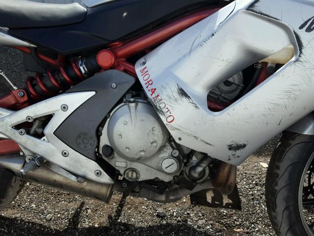 JKAEXEA186A011508 - 2006 KAWASAKI EX650 A6F SILVER photo 7