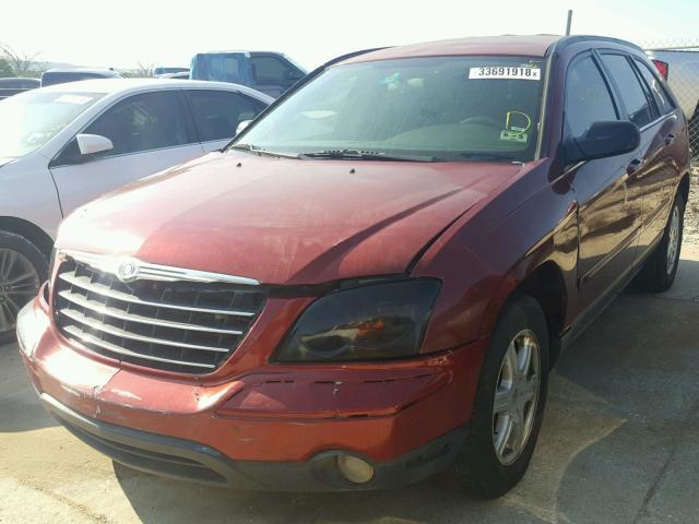 2C4GM68475R367343 - 2005 CHRYSLER PACIFICA T MAROON photo 2