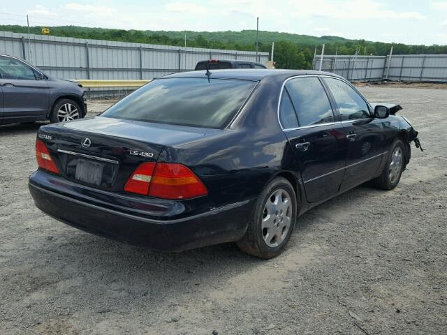 JTHBN30F630106097 - 2003 LEXUS LS 430 BLACK photo 4