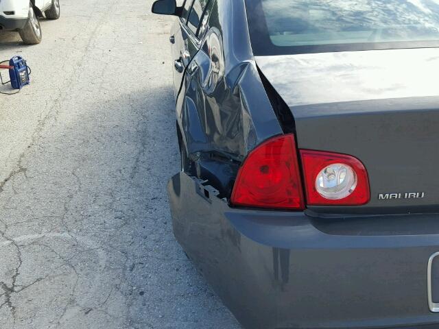 1G1ZH57B19F145734 - 2009 CHEVROLET MALIBU 1LT GRAY photo 10