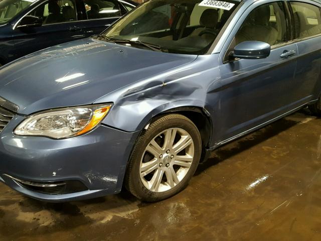 1C3BC1FBXBN615714 - 2011 CHRYSLER 200 TOURIN BLUE photo 9