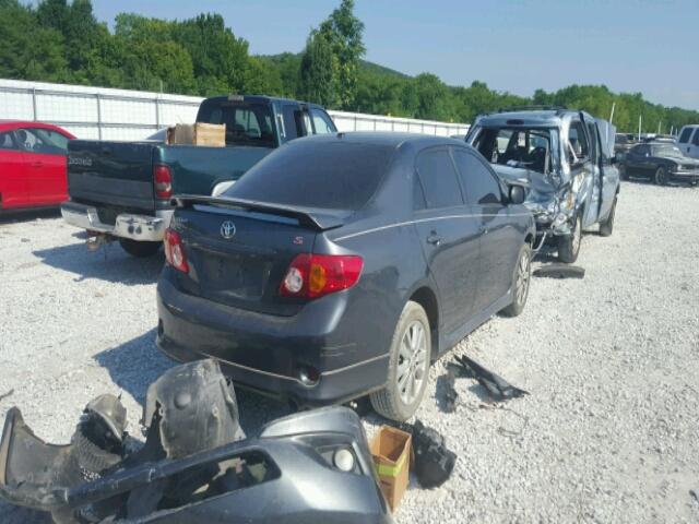 1NXBU4EE0AZ286155 - 2010 TOYOTA COROLLA BA GRAY photo 4