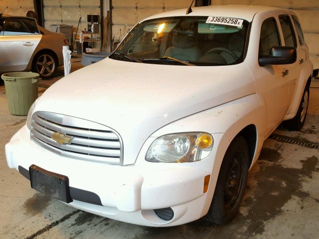 3GNDA13D67S619358 - 2007 CHEVROLET HHR LS WHITE photo 2