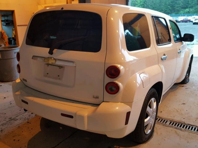 3GNDA13D67S619358 - 2007 CHEVROLET HHR LS WHITE photo 4