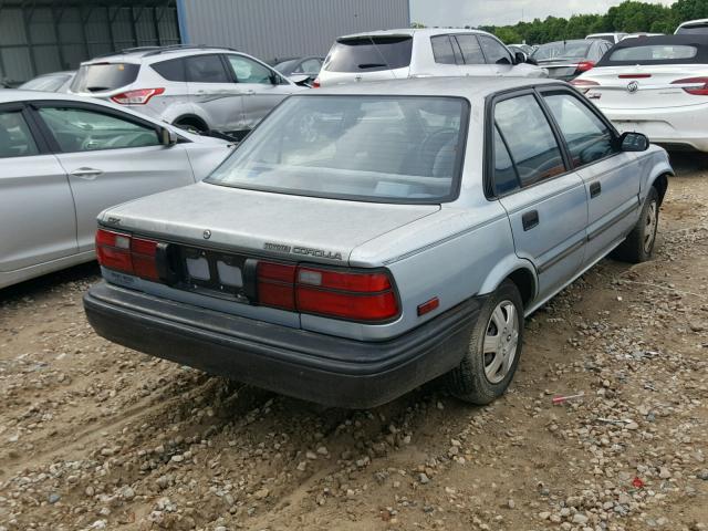 1NXAE94A7MZ178382 - 1991 TOYOTA COROLLA DL BLUE photo 4