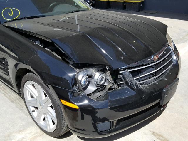 1C3AN59L15X030272 - 2005 CHRYSLER CROSSFIRE BLACK photo 9