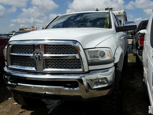 3C6UR5FL6EG291118 - 2014 RAM 2500 LARAM WHITE photo 2