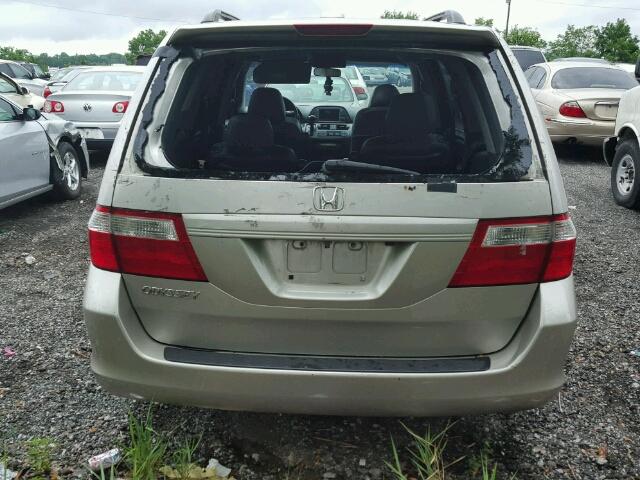 5FNRL38747B414685 - 2007 HONDA ODYSSEY EX SILVER photo 9