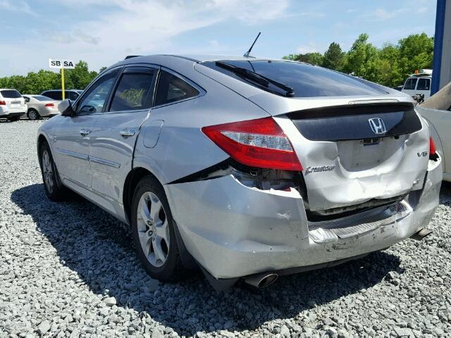 5J6TF2H55CL003822 - 2012 HONDA CROSSTOUR SILVER photo 3