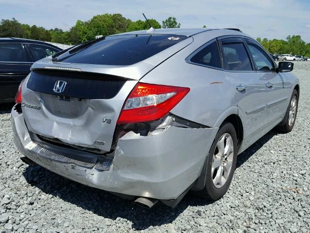 5J6TF2H55CL003822 - 2012 HONDA CROSSTOUR SILVER photo 4