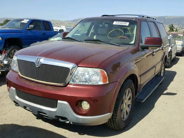 5LMFU28R63LJ43544 - 2003 LINCOLN NAVIGATOR BURGUNDY photo 2