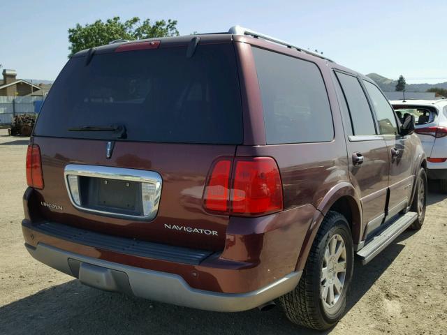 5LMFU28R63LJ43544 - 2003 LINCOLN NAVIGATOR BURGUNDY photo 4