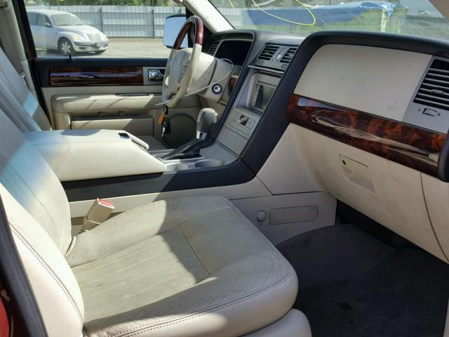 5LMFU28R63LJ43544 - 2003 LINCOLN NAVIGATOR BURGUNDY photo 5