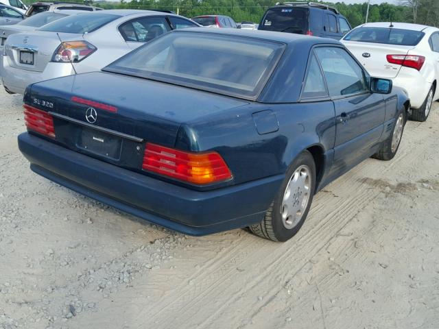 WDBFA63E2SF125145 - 1995 MERCEDES-BENZ SL320 GREEN photo 4