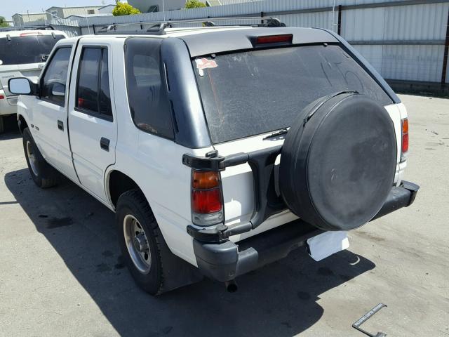 4S2CK58V1S4368711 - 1995 ISUZU RODEO S WHITE photo 3