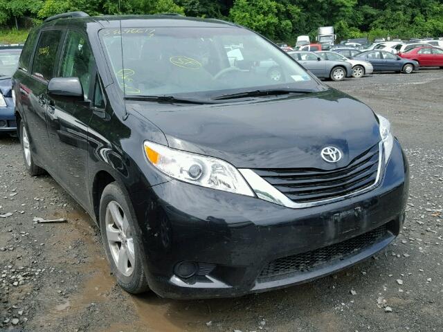 5TDKK3DCXES504181 - 2014 TOYOTA SIENNA LE BLACK photo 1