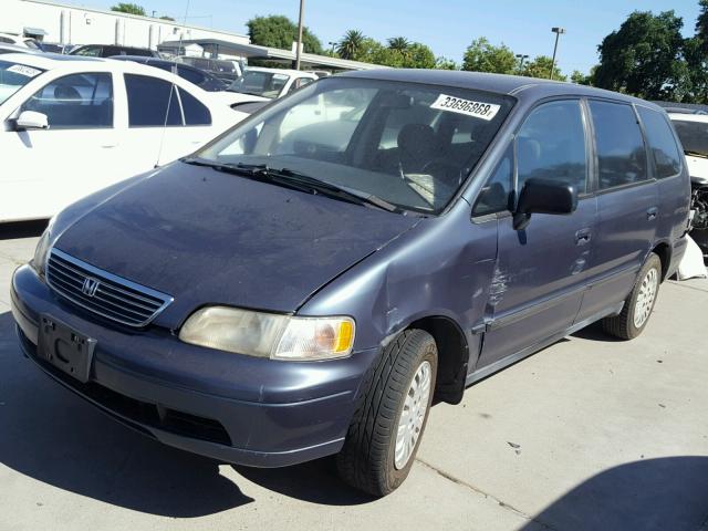 JHMRA1860SC026486 - 1995 HONDA ODYSSEY LX BLUE photo 2