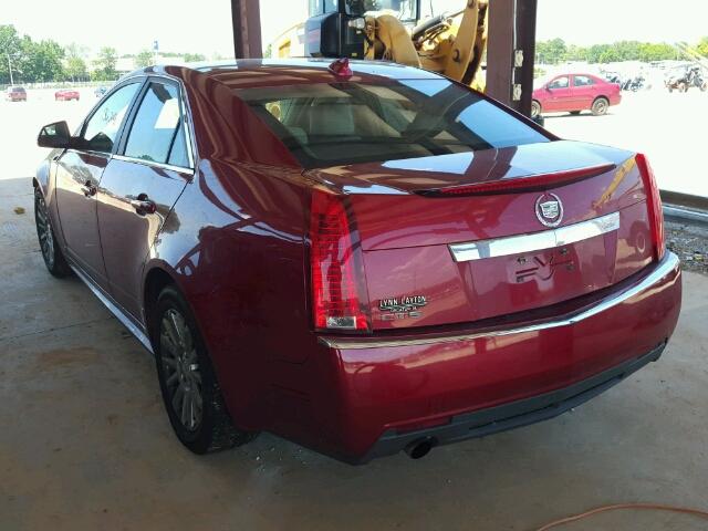 1G6DA5EY9B0168364 - 2011 CADILLAC CTS RED photo 3