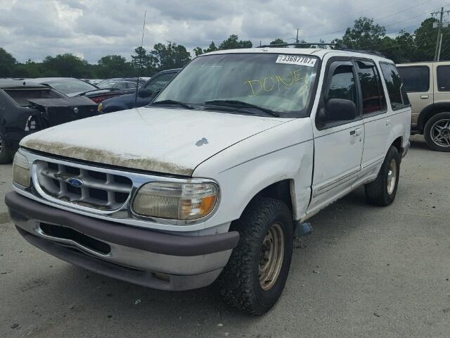 1FMDU34E5VUA36257 - 1997 FORD EXPLORER WHITE photo 2