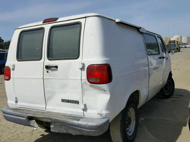 2B7KB31Z2VK568385 - 1997 DODGE RAM VAN B3 WHITE photo 4