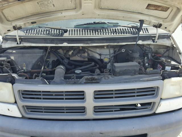 2B7KB31Z2VK568385 - 1997 DODGE RAM VAN B3 WHITE photo 7