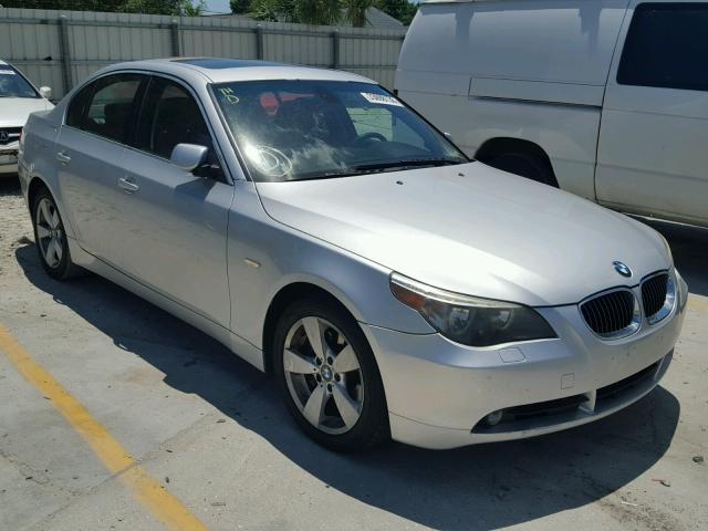 WBANF33547CS39084 - 2007 BMW 525 XI SILVER photo 1