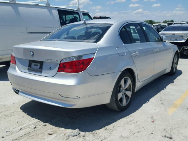 WBANF33547CS39084 - 2007 BMW 525 XI SILVER photo 4