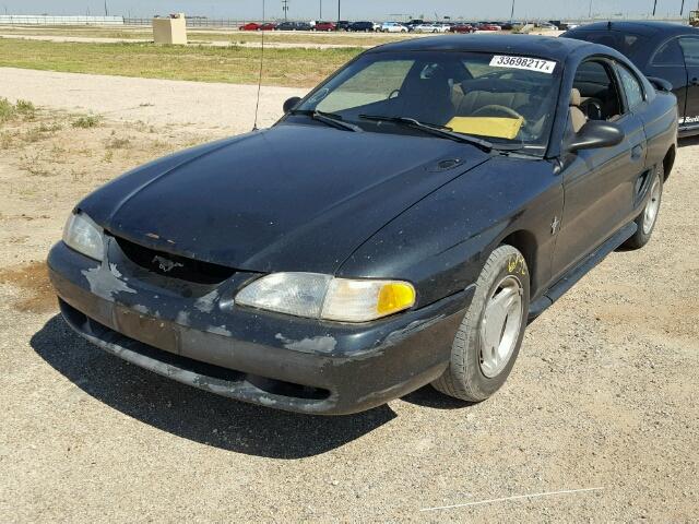 1FAFP4045WF173573 - 1998 FORD MUSTANG GREEN photo 2