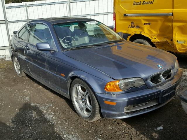 WBABN53451JU21453 - 2001 BMW 330 CI BLUE photo 1