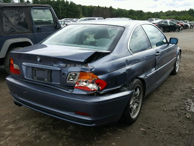 WBABN53451JU21453 - 2001 BMW 330 CI BLUE photo 4