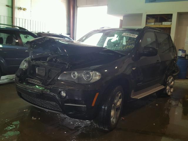 5UXZV8C50BL422140 - 2011 BMW X5 XDRIVE5 BLACK photo 2