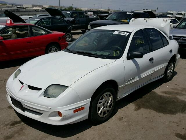 1G2JB524227458911 - 2002 PONTIAC SUNFIRE SE WHITE photo 2