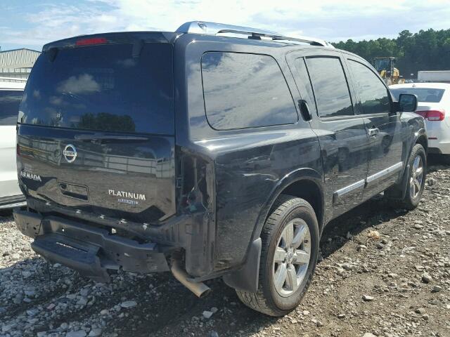 5N1BA0ND7BN624493 - 2011 NISSAN ARMADA SV BLACK photo 4