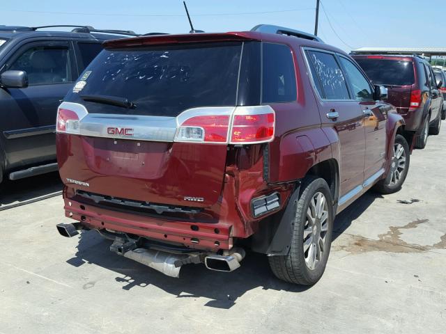 2GKFLVE33G6177102 - 2016 GMC TERRAIN DE MAROON photo 4