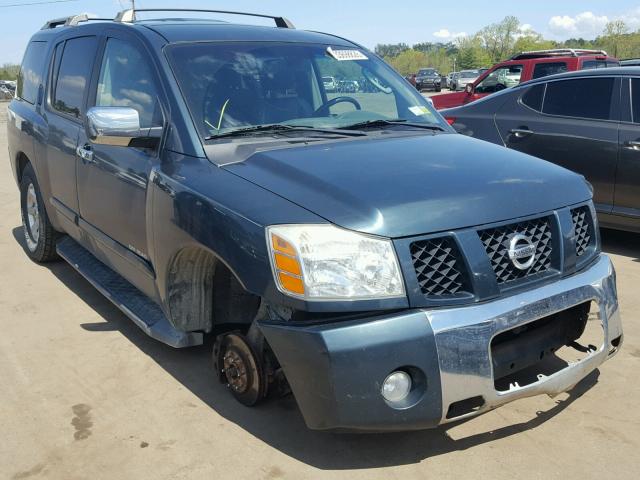 5N1AA08B84N708279 - 2004 NISSAN ARMADA SE GREEN photo 1