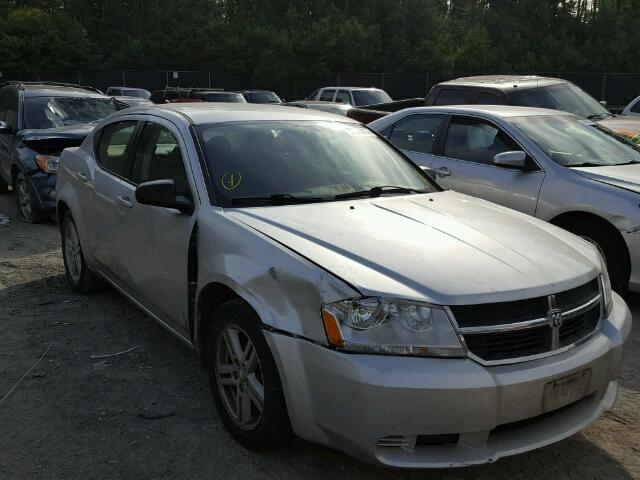 1B3LC56K68N650185 - 2008 DODGE AVENGER SX SILVER photo 1