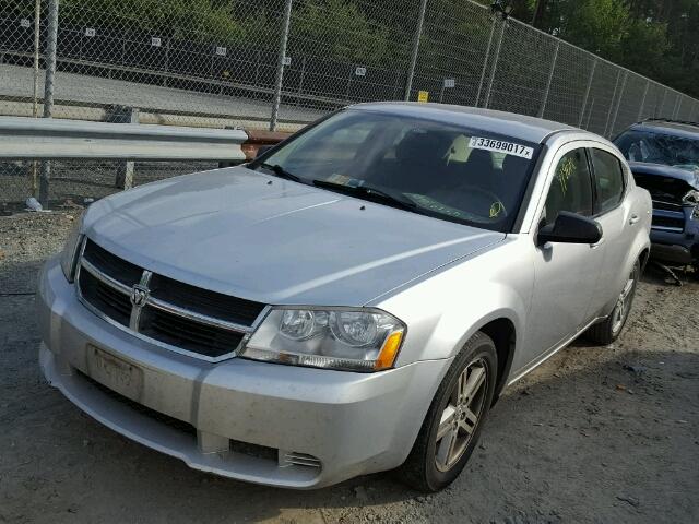 1B3LC56K68N650185 - 2008 DODGE AVENGER SX SILVER photo 2