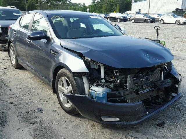 KNAGM4A78F5566356 - 2015 KIA OPTIMA LX BLUE photo 1