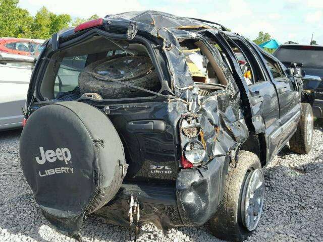 1J4GK58K77W698040 - 2007 JEEP LIBERTY LI BLACK photo 4