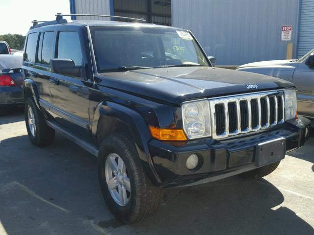 1J8HG48N87C690538 - 2007 JEEP COMMANDER BLACK photo 1