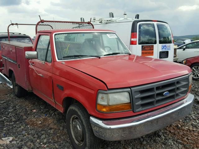 3FTHF35H0VMA23655 - 1997 FORD F350 RED photo 1