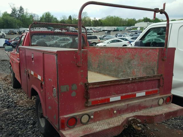 3FTHF35H0VMA23655 - 1997 FORD F350 RED photo 3