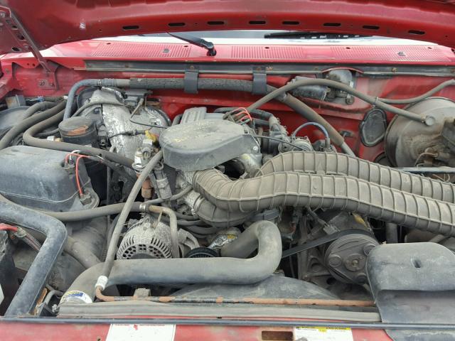 3FTHF35H0VMA23655 - 1997 FORD F350 RED photo 7
