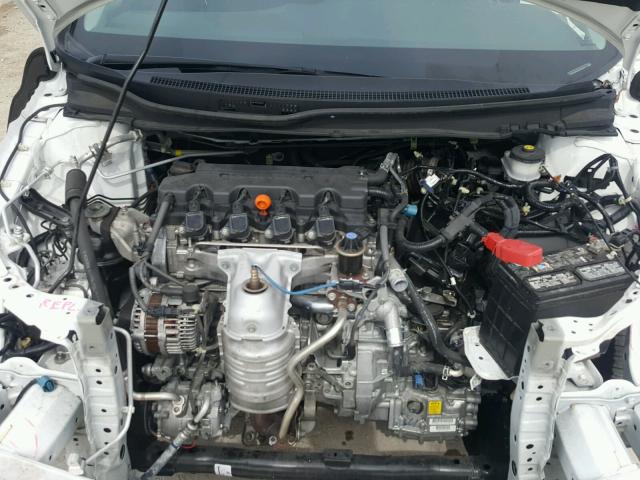 19XFB2F92FE034303 - 2015 HONDA CIVIC EXL WHITE photo 7