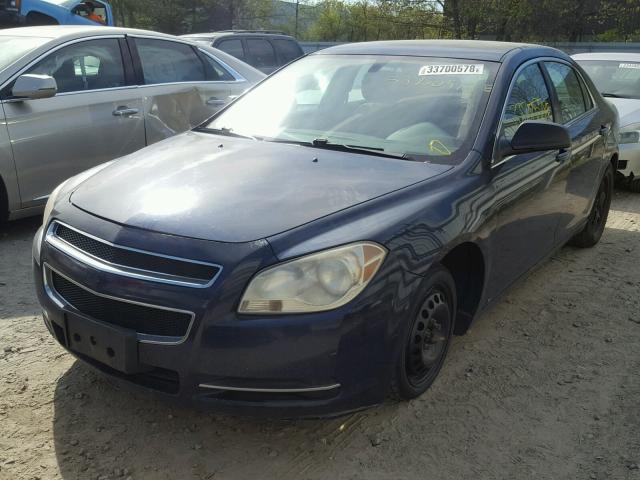 1G1ZG57B294146549 - 2009 CHEVROLET MALIBU LS BLUE photo 2