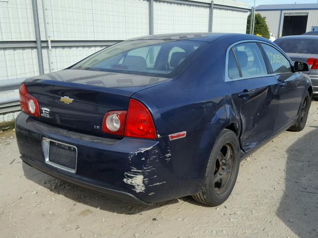 1G1ZG57B294146549 - 2009 CHEVROLET MALIBU LS BLUE photo 4