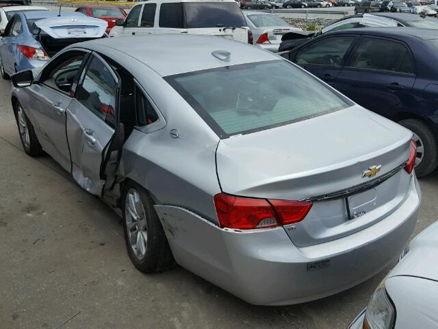 2G1115S39G9130194 - 2016 CHEVROLET IMPALA LT SILVER photo 3